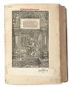 Appraisal: HIERONYMUS Saint Epistole Large woodcut of the author on general