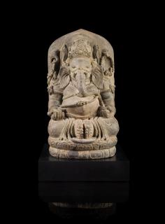 Appraisal: A Javanese Figure of Ganesha A Javanese Figure of Ganesha