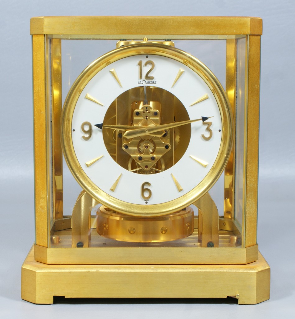 Appraisal: Jaeger LeCoultre Atmos clock in original box and carrying case