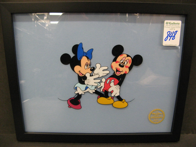 Appraisal: WALT DISNEY COMPANY LIMITED EDITION SERIGRAPH CEL titled Mickey's Surprise