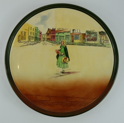 Appraisal: Royal Doulton Dickens seriesware large charger Little Nell D diameter