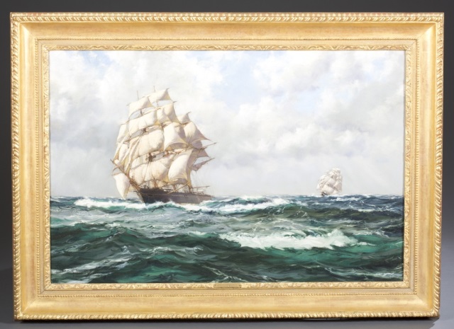 Appraisal: Montague J Dawson British - Chrysolite Havannah The Homeward Race