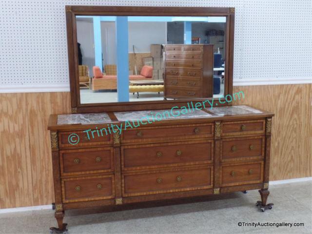 Appraisal: 's Kent Coffey Lauria Triple Dresser Produced and marked by