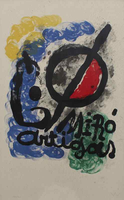 Appraisal: MIRO Joan Spanish - ''Miro Artigas'' Color Lithograph sight size