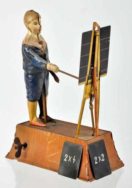 Appraisal: Tin Litho Tippco School Boy Wind-Up Toy German Working Includes