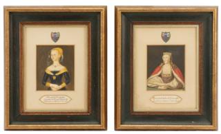 Appraisal: Margaret of Anjou Elizabeth Woodville Portraits English late th early