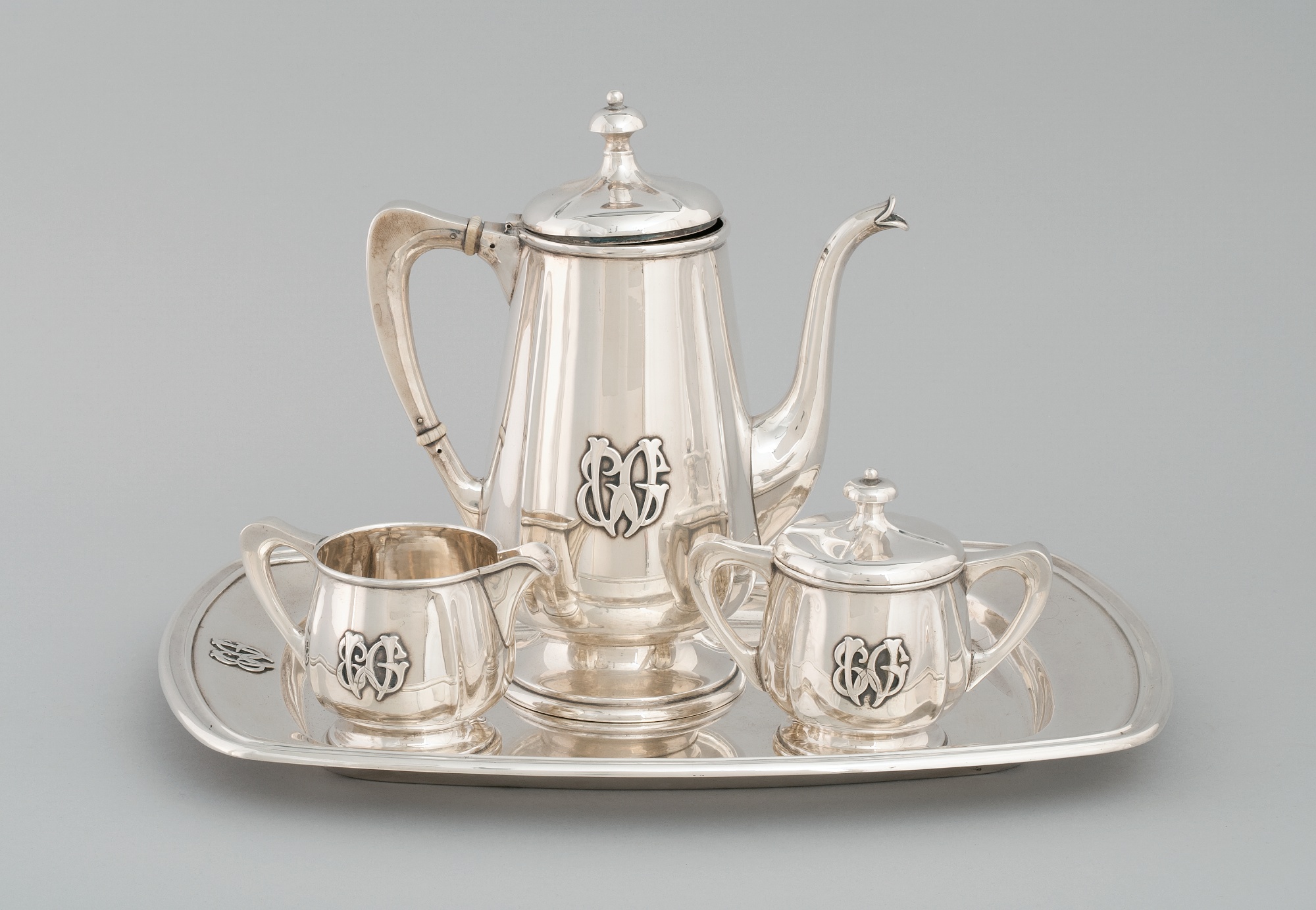 Appraisal: TOWLE STERLING SILVER FOUR-PIECE COFFEE SERVICE With design of N