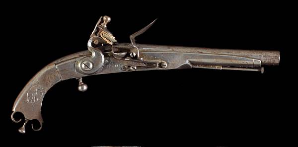 Appraisal: An all steel flintlock belt pistol for the Royal Highland