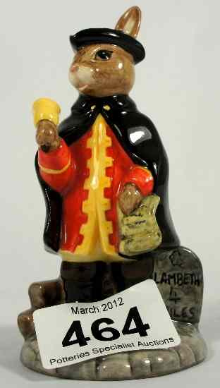 Appraisal: Royal Doulton Bunnykins Figure Town Crier DB Limited Edition Boxed