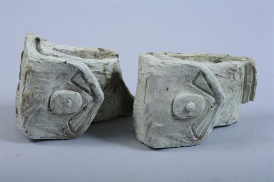 Appraisal: FELIX DE WELDON American - TWO PLASTER MODELS OF AMMUNITION