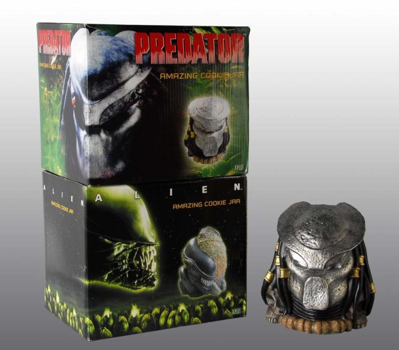 Appraisal: Lot of Movie Character Cookie Jars Description Includes Predator and