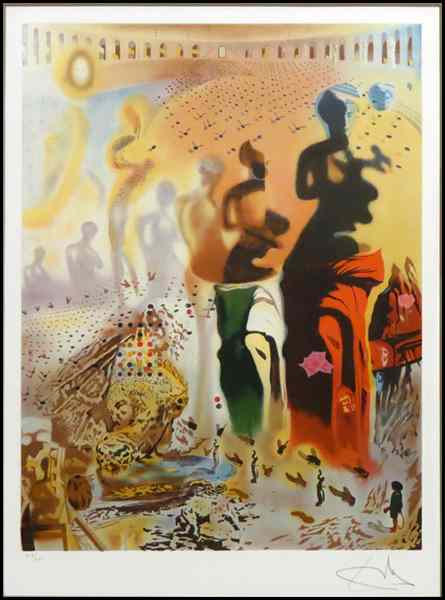 Appraisal: AFTER SALVADOR DALI HALLUCINOGENIC TOREADOR Lithograph in colors bearing pencil