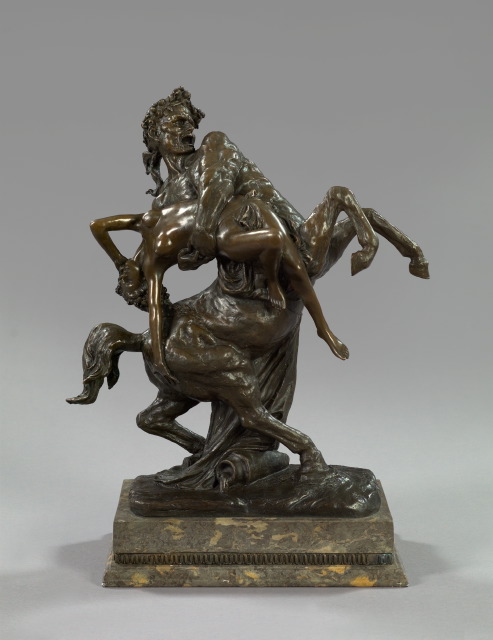 Appraisal: After C B Albert French - large patinated bronze group