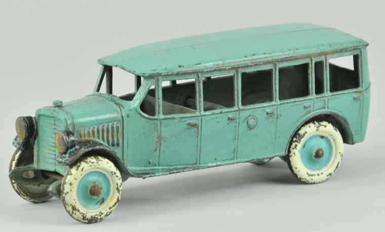 Appraisal: INTERURBAN BUS Kenton cast iron painted in blue overall with