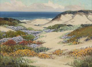 Appraisal: Carl Sammons ''Wild Flowers - Carmel Coast'' signed lower left