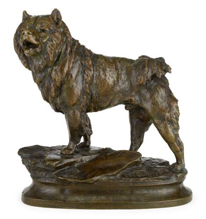 Appraisal: French model of a chow chow late th early th