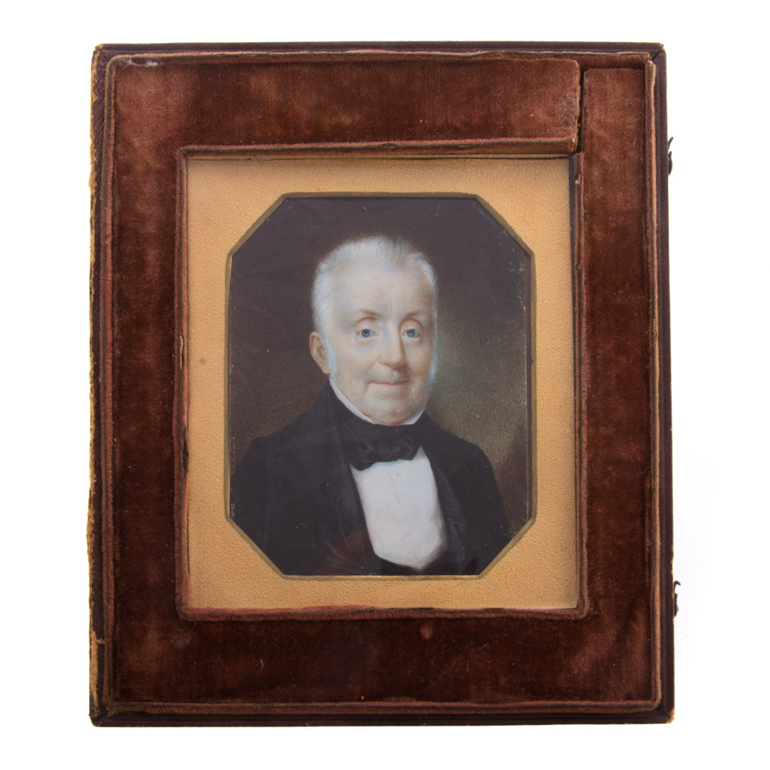 Appraisal: American School Portrait of an Elderly Gentleman circa portrait of