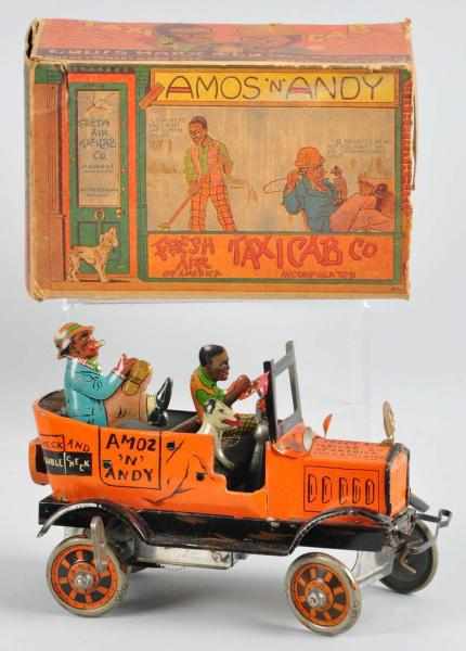 Appraisal: Tin Litho Marx Amos 'N Andy Taxi Cab Wind-Up Toy