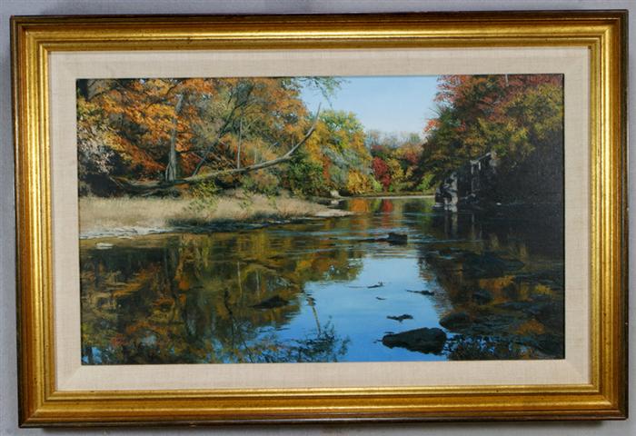 Appraisal: Robert J Seufert American th c o c Downstream on