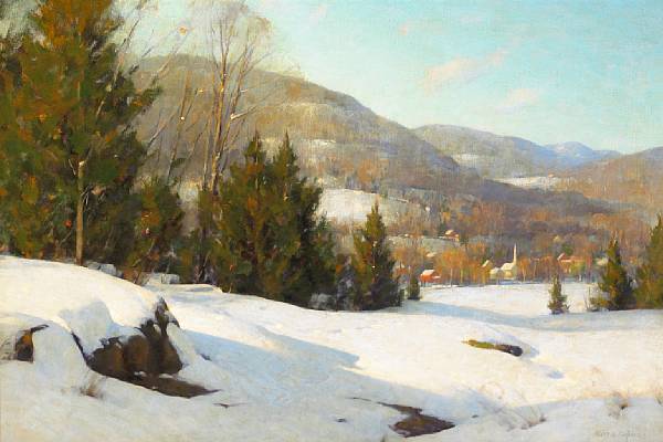 Appraisal: n a Allen Dean Cochran American - Snow clad slopes