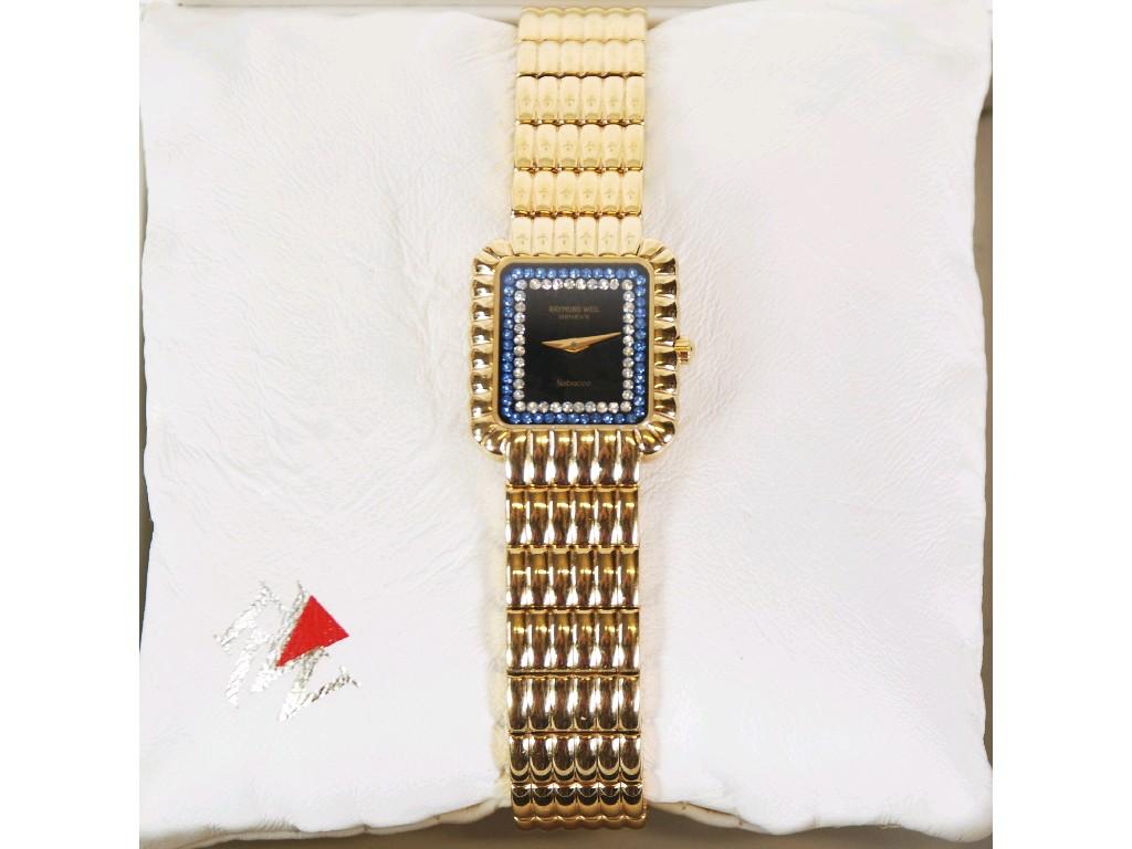 Appraisal: LADY'S RAYMOND WEIL GENEVE 'NABUCCO' ct GOLD PLATED WRIST WATCH