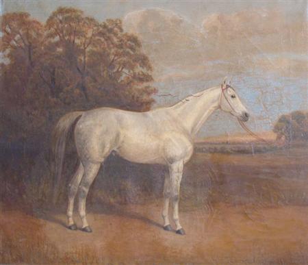 Appraisal: H Hall British th Century Portrait of a Horse Estimate