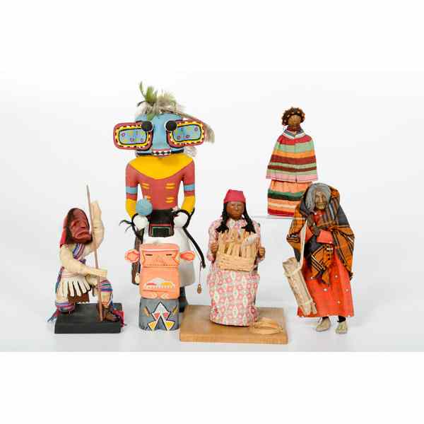 Appraisal: Native American Dolls and Kachina America th century a group