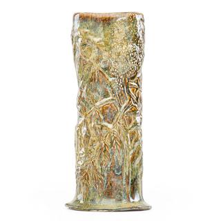 Appraisal: E LAUTRUP TIFFANY STUDIOS Favrile pottery vase EDITH LAUTRUP -