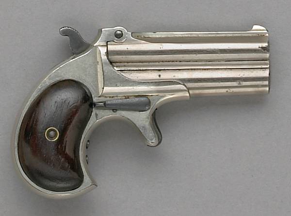 Appraisal: A Remington Type over under derringer No caliber Barrel marked