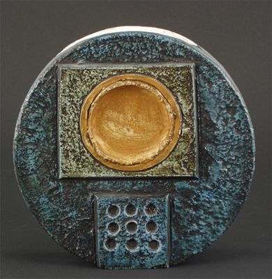 Appraisal: A Troika Pottery Wheel vase modelled in low relief in