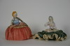 Appraisal: DOLLS - Lot of two pincushion dolls one flapper type