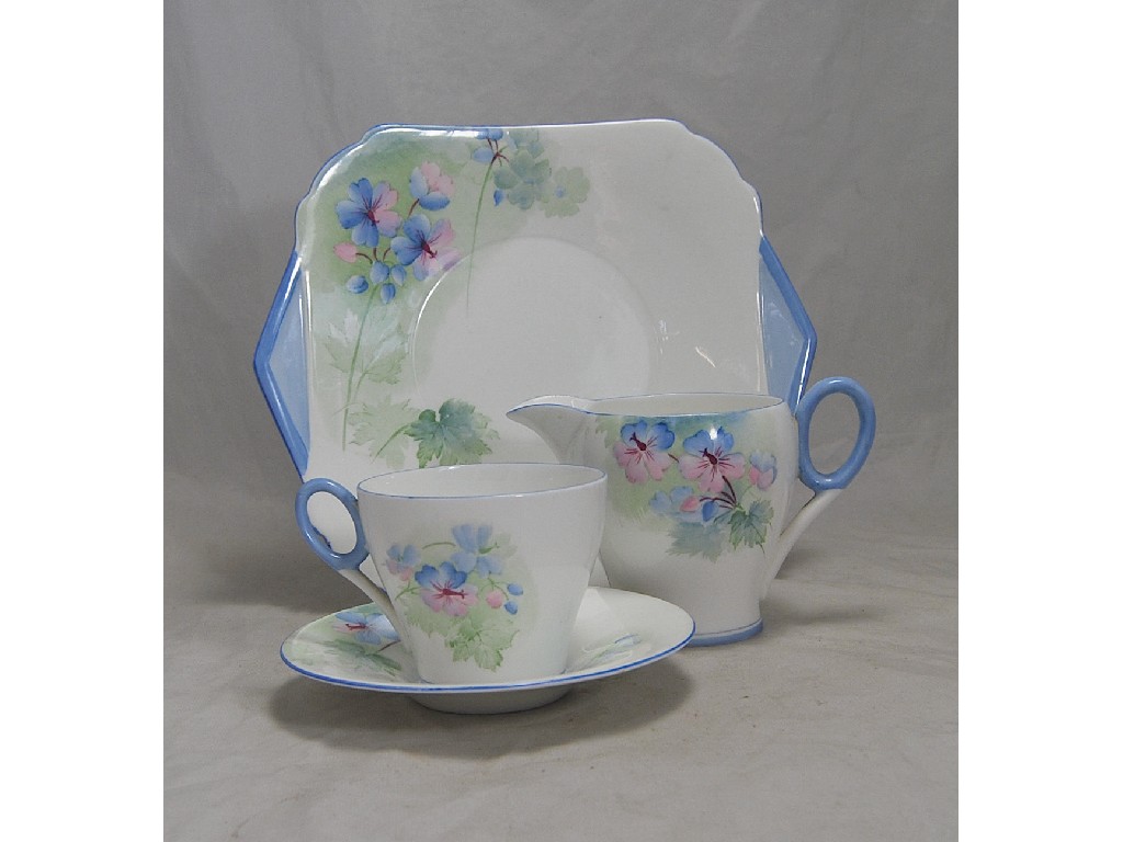 Appraisal: Shelley tea service pattern no comprising teacups saucers plates cake