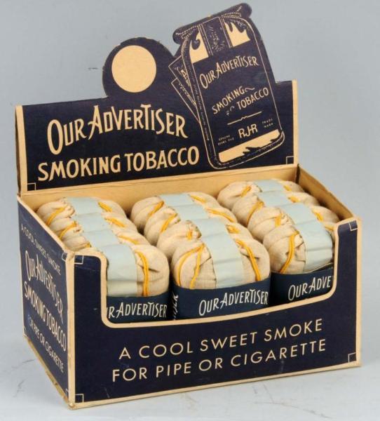 Appraisal: Store Stock Box of Old Advertiser Smoking Tobacco Description Circa