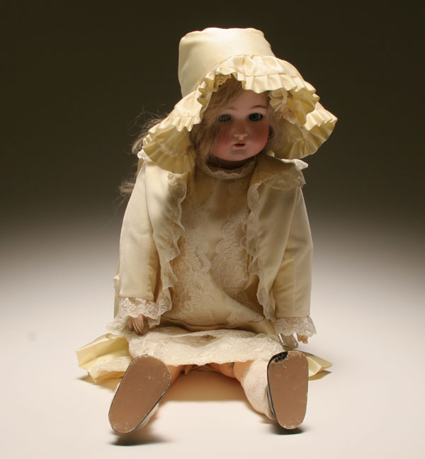 Appraisal: K R Simon Halbig German bisque head child doll weighted