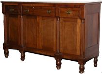 Appraisal: Sideboard of Impressive Proportions This sideboard measures apprx - H