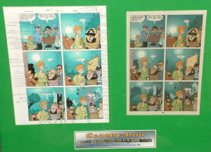 Appraisal: Patricia Mulvihill American late th century- Scooby-Doo original story board