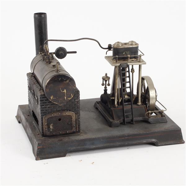 Appraisal: Unmarked Steam Engine Model Toy x x