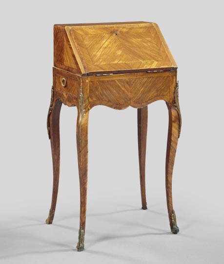 Appraisal: Louis XV-Style Kingwood Bureau late th century of diminutive proportions