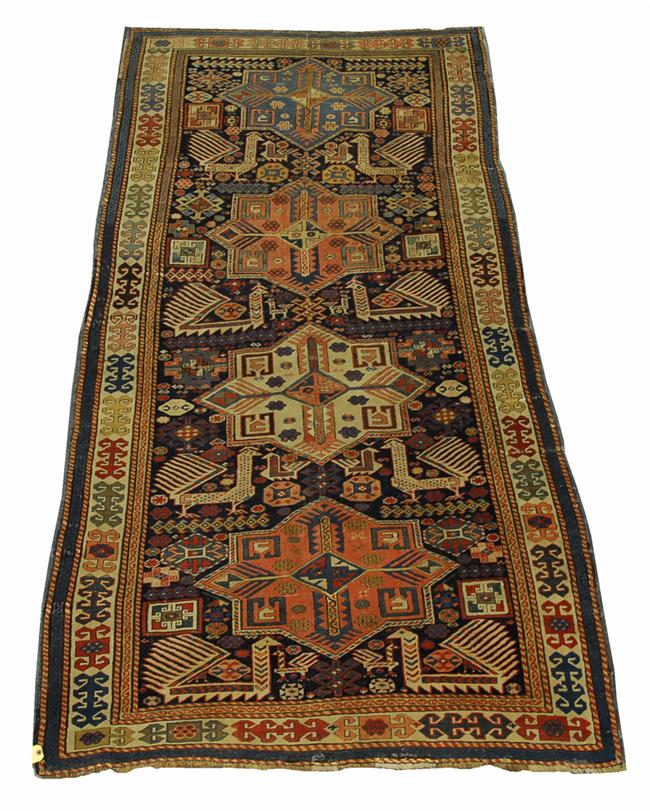 Appraisal: AKSTAFA RUG Caucasus circa feet x feet inches Condition Six