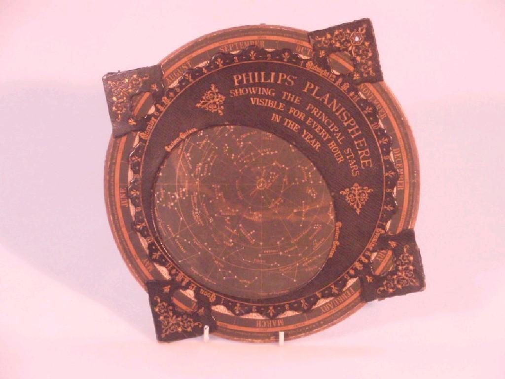 Appraisal: A Philip's planisphere showing the principal stars visible for every