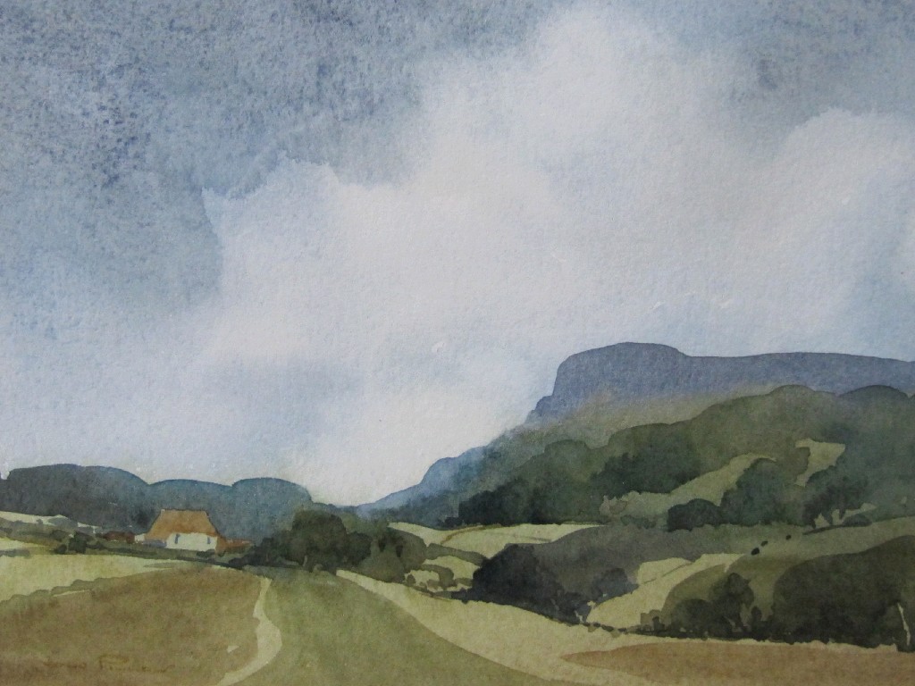 Appraisal: Watercolour landscape by John Pillow