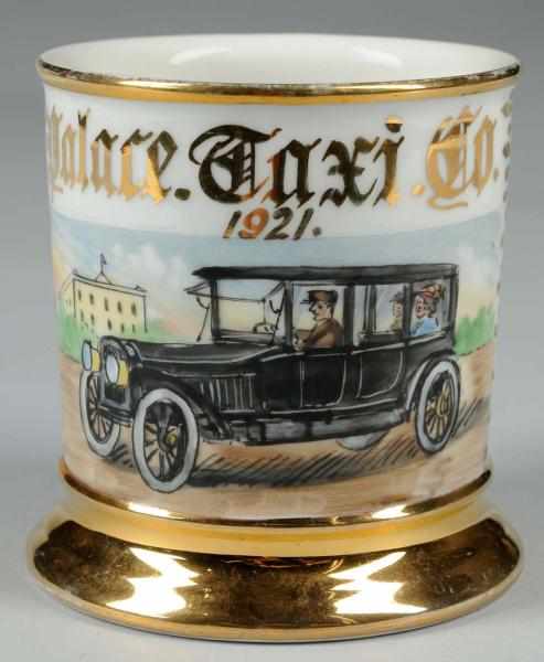 Appraisal: Palace Taxi Company Shaving Mug Description Marked with the words