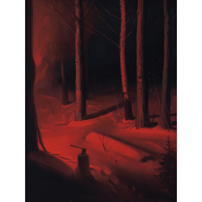 Appraisal: Svend Rasmussen Svendsen Norwegian American - '' ''Nocturnal Forest ''