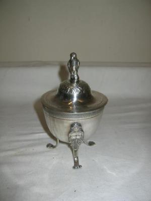 Appraisal: A CONTINENTAL BOWL AND COVER of ovoid urn form the