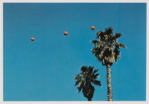 Appraisal: John Baldessari American born Throwing Three Balls to Get a