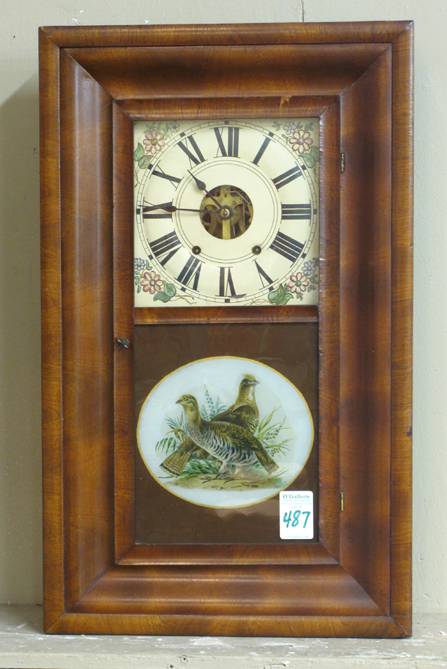 Appraisal: MAHOGANY OGEE SHELF CLOCK Seth Thomas Clock Co Thomaston Conn