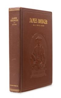 Appraisal: ALTER Cecil J - James Bridger Trapper Frontiersman Scout and