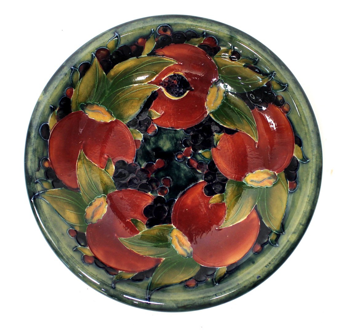 Appraisal: A Moorcroft shallow dish early th century decorated in the