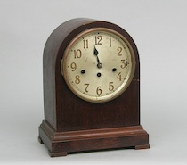 Appraisal: A Round Top Mantel Clock Made In Germany A round