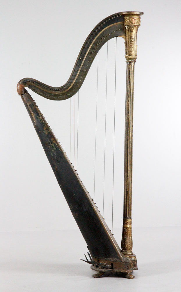 Appraisal: - Early th C Harp Early th century harp h